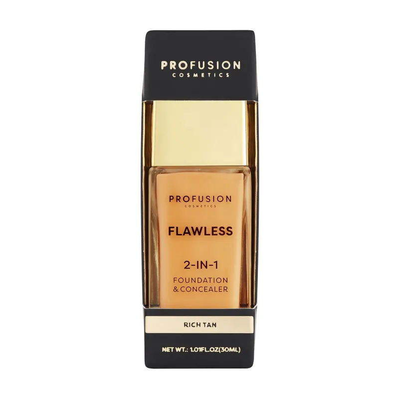 Flawless 2-in-1 Foundation & Concealer Rich Tan