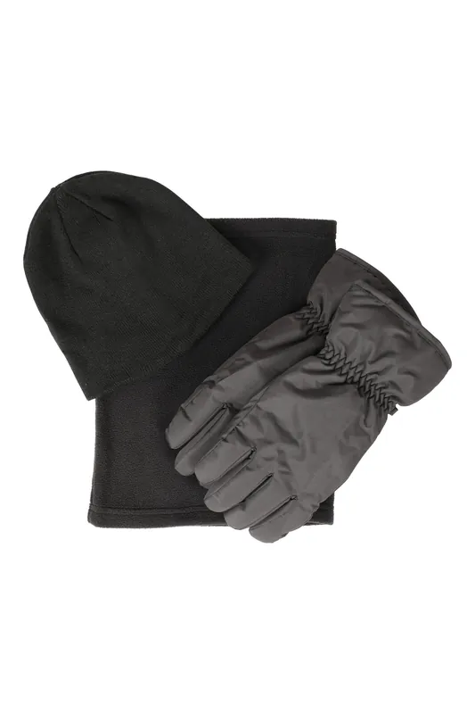 Comfortable Water Resistant Knitted Warm Snow Accessories Set - Mountain Warehouse