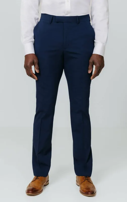 Blue Suit Trousers - Dobell