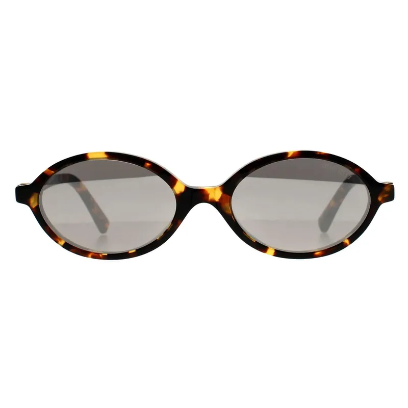 Oval Honey Havana Light Grey Silver Mirror MU 04ZS - Miu Miu