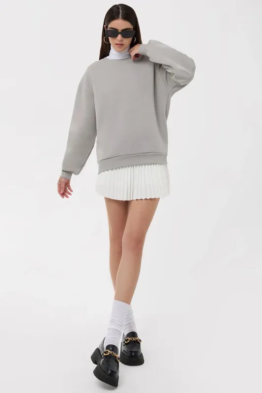 Oversized Basic Sweatshirt - Hiccup