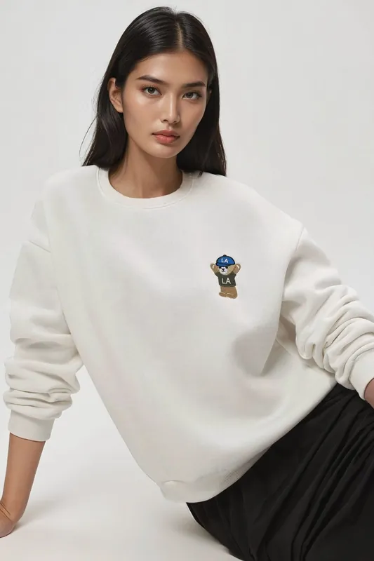 Embroidered Cotton Sweatshirt - Hiccup