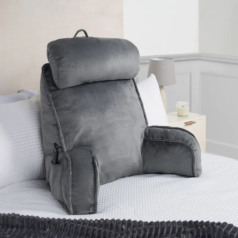 Cuddle Cushion Back Lumbar Support Head Rest Bed Reading Pillow Arms - OHS