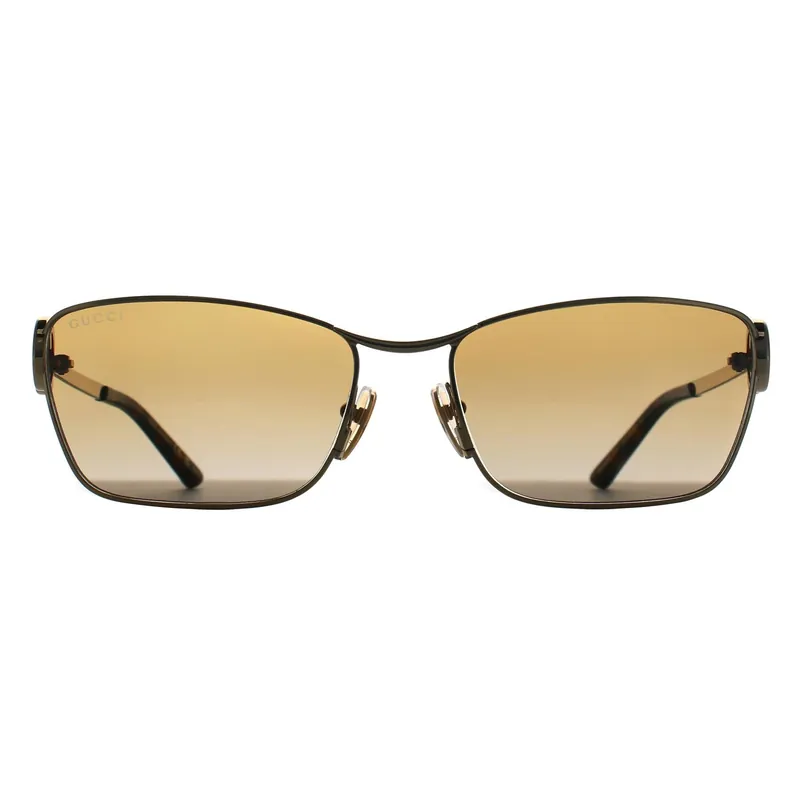 Rectangle Gold Brown Gradient GG2045S - Gucci