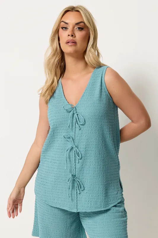 Textured Bow Waistcoat - Yours