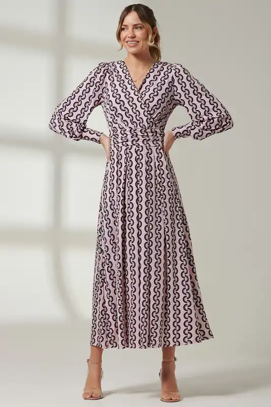 Nancy Long Sleeve Maxi Dress - Jolie Moi