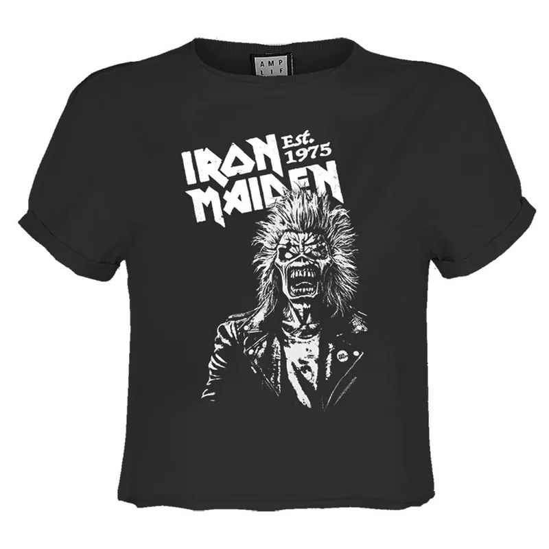 50th One Colour Eddie Iron Maiden Crop Top - Amplified