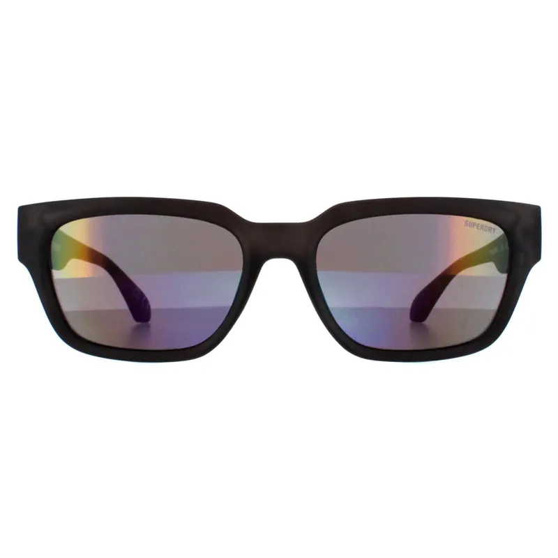 Rectangle Black Purple Flash Mirror 5004 - Superdry