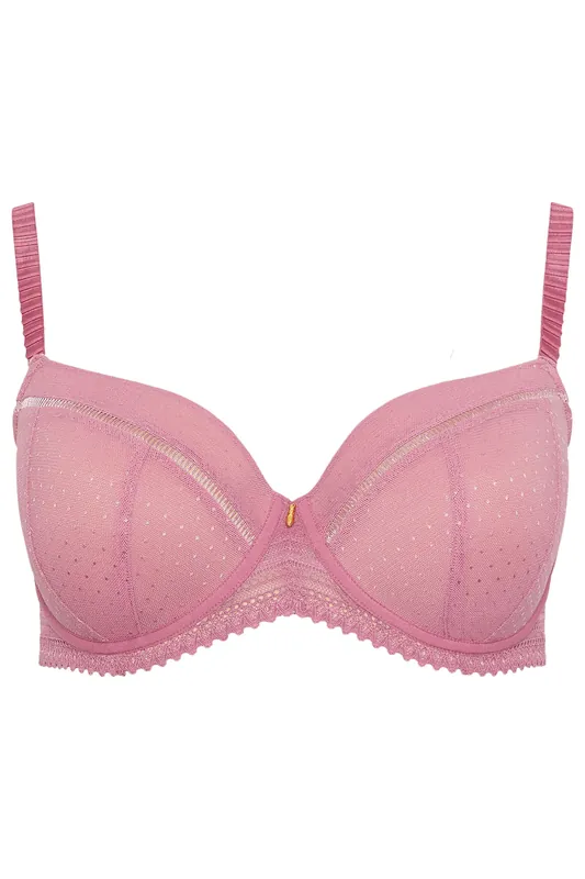 Lace Underwired Padded Bra - Yours