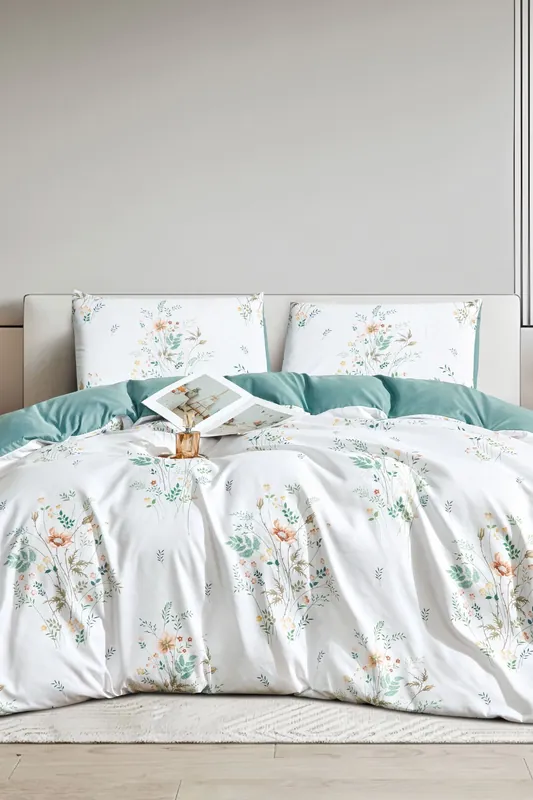 Evie Floral Printed Duvet Set - Ezysleep