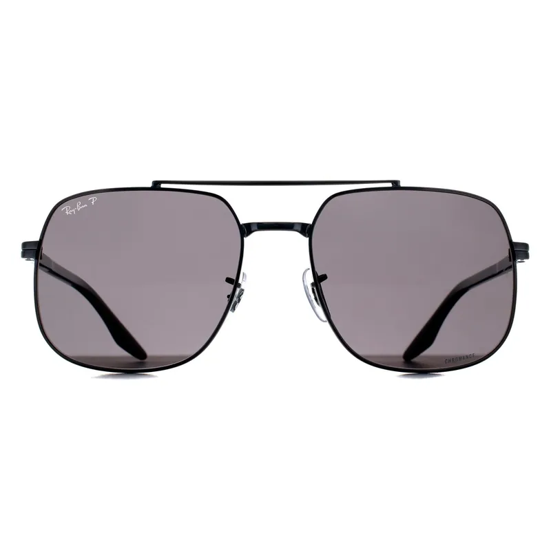 Aviator Gunmetal Dark Grey Chromance Polarized RB3699 - Ray-Ban