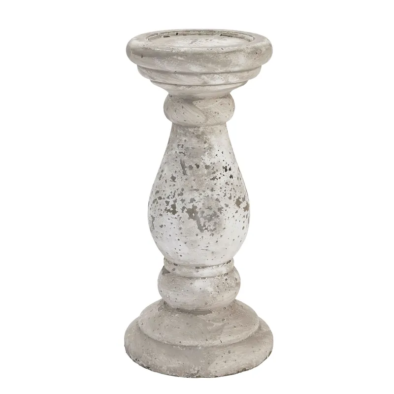 Large Stone Ceramic Candle Holder - Love Lace