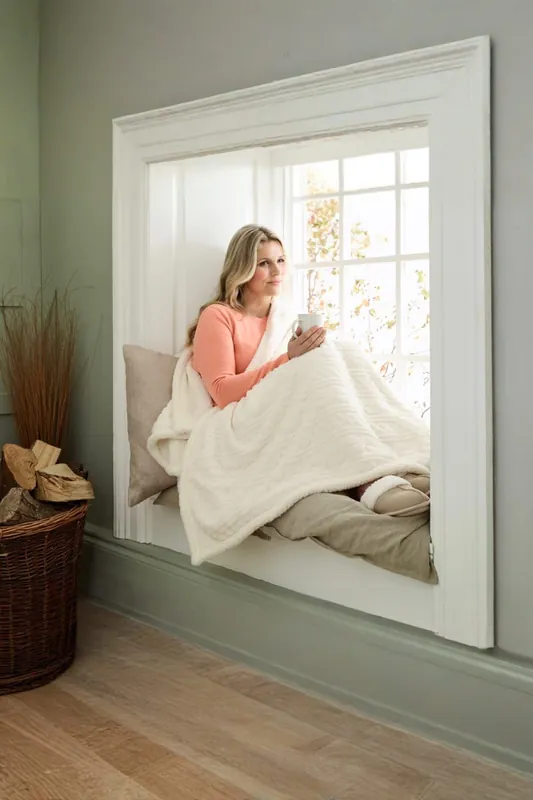 Cable Heated Throw 140x180cm – Luxury Electric Blanket with Super Soft Sherpa | Deyongs 1846