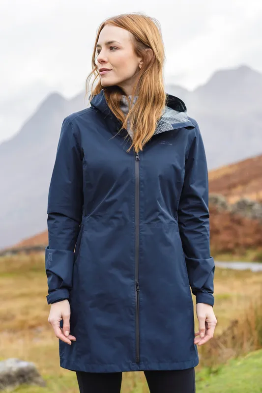 Solstice' 2.5 Layer Waterproof Jacket Breathable Zip Up Outerwear Coat - Mountain Warehouse