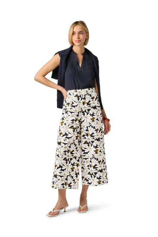 Crinkle Woven Trousers - Adrianna Papell