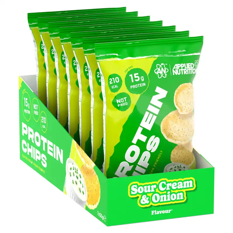 Protein Chips Snack - Sour Cream & Onion - 7 Servings