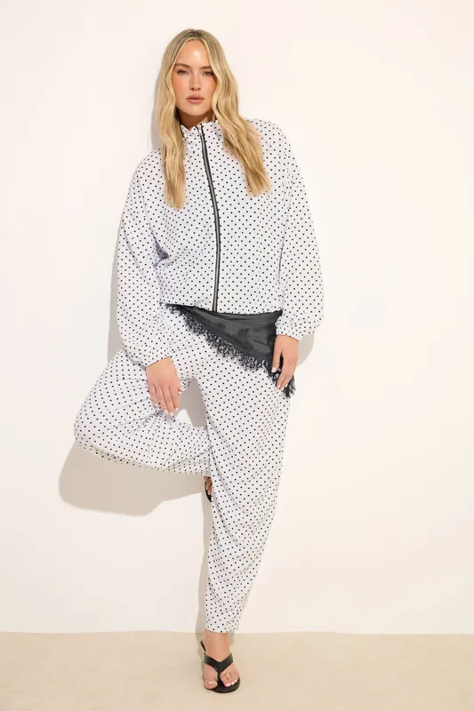 Tall Polka Dot Barrel Leg Trousers - Long Tall Sally
