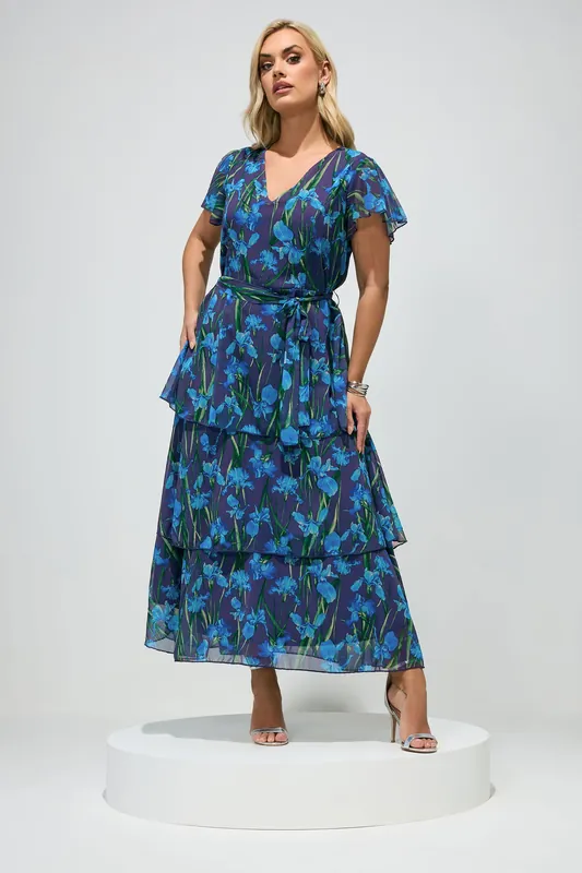 Floral Tiered Maxi Dress - Yours