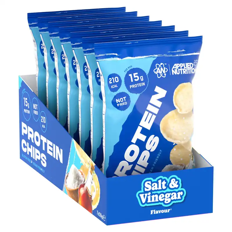 Protein Chips Snack - Salt & Vinegar - 7 Servings