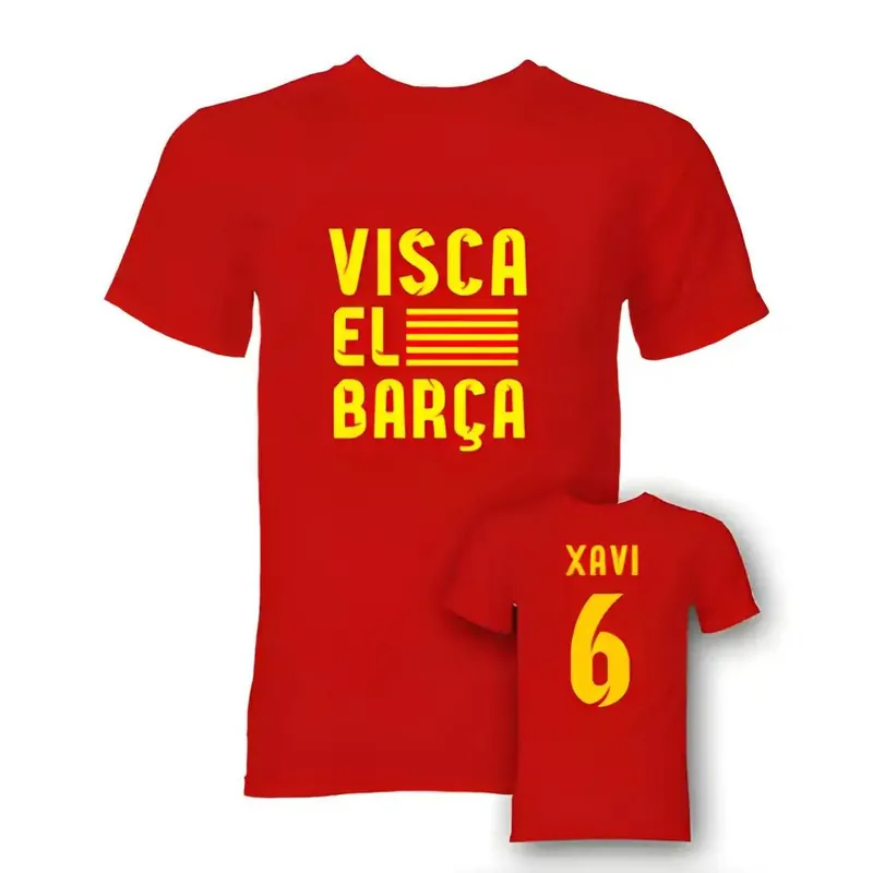 Mens Xavi Visca El Barca Hero T-Shirt