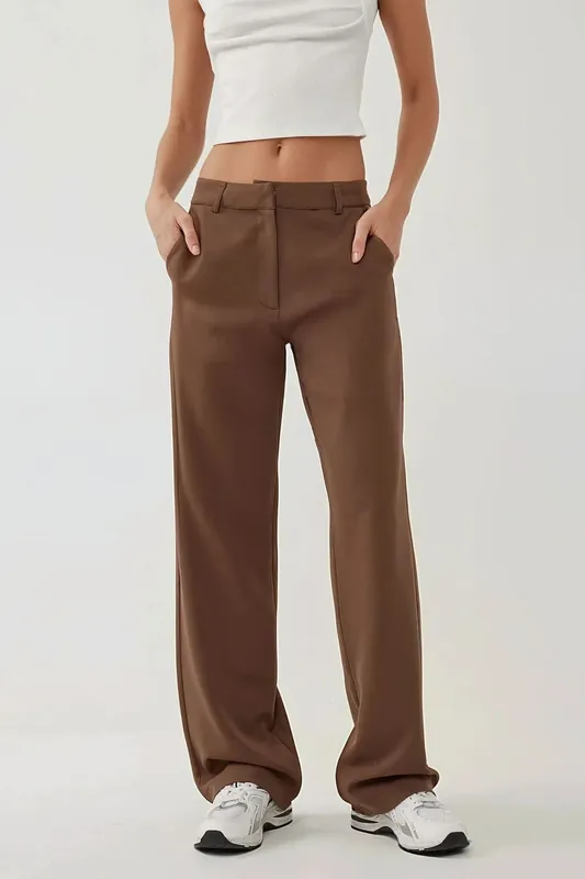 Straight Leg Woven Pants - Hiccup