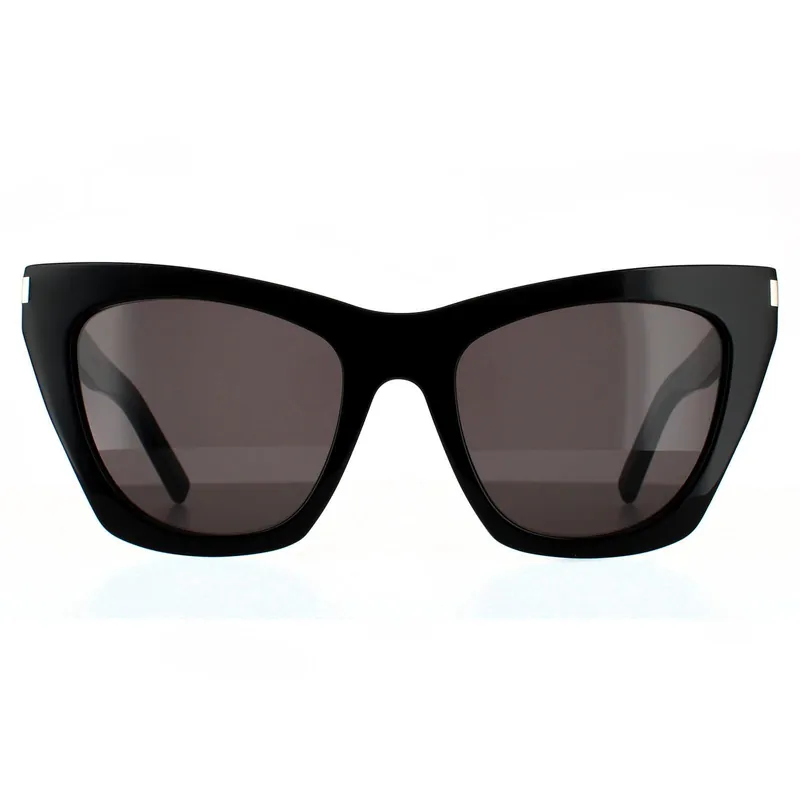 Cat Eye Black Grey SL 214 KATE Sunglasses - Saint Laurent