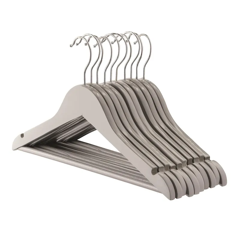 10x Strong Children's Coat Hangers with 360 Degree Rotatory Hook - Harbour Housewares