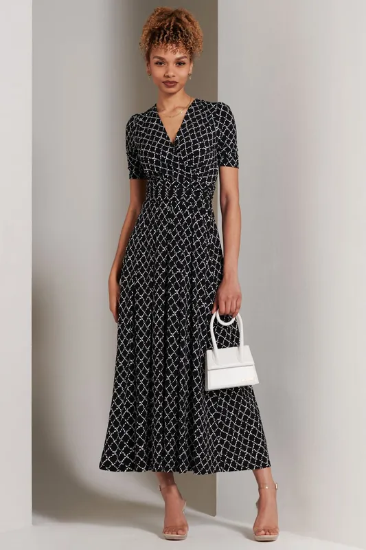 Wrap Front Jersey Maxi Dress - Jolie Moi
