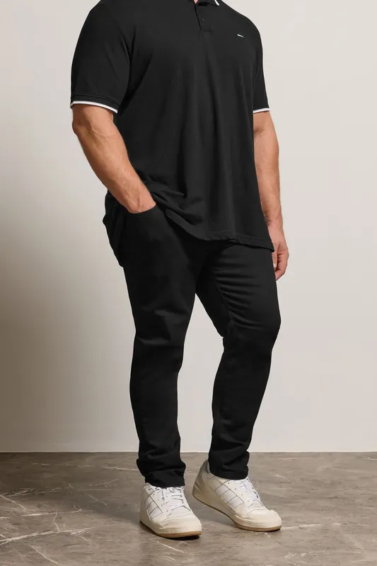 Tapered Stretch Jeans - BadRhino