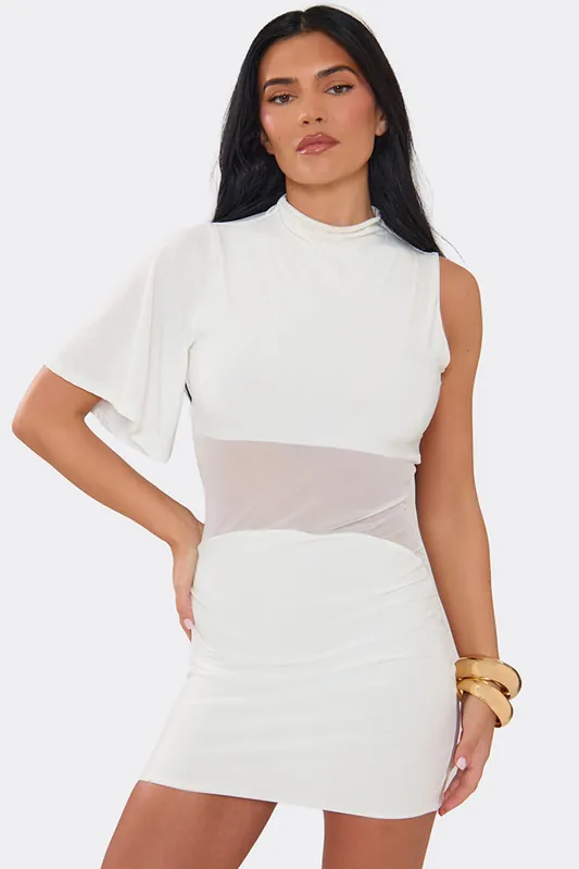 Sleeveless Slinky Mini Dress - EGO