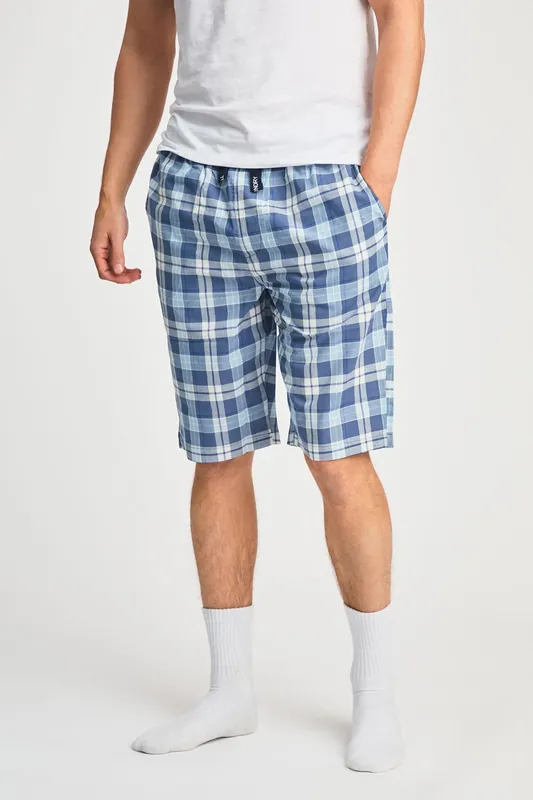 Cotton Checked Lounge Shorts - Tokyo Laundry