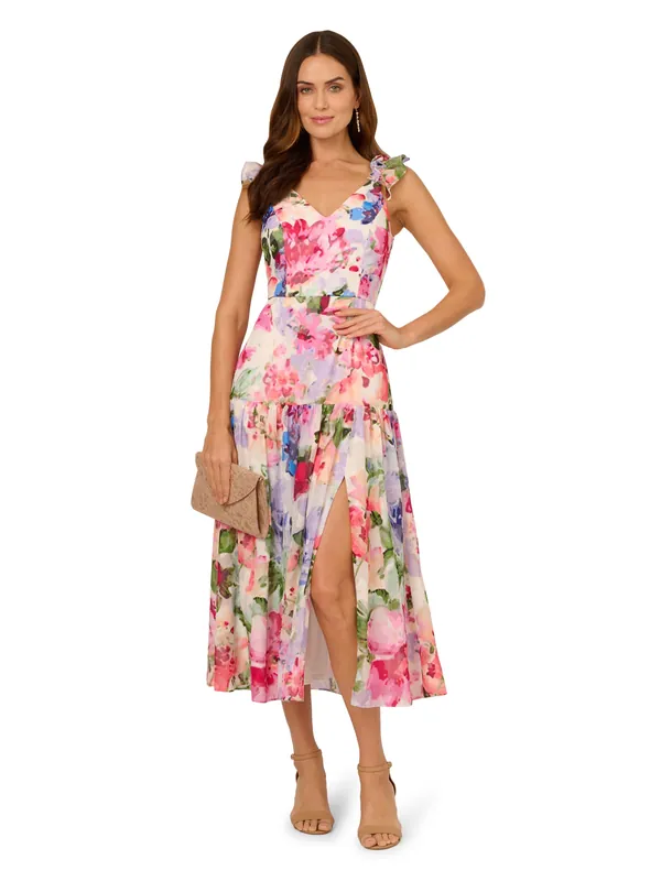 Sweetheart Midi Dress - Adrianna Papell