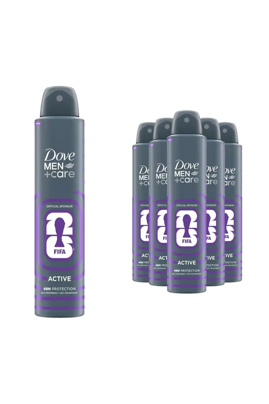 Men+Care Anti-Perspirant FIFA Limited Edition Deo Spray 200ml,6pk