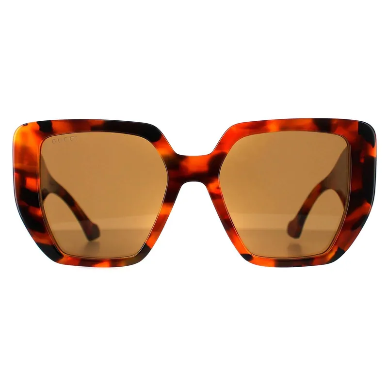 Square Havana Brown GG0956S - Gucci