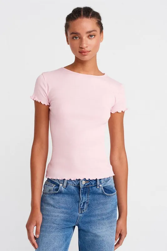 Women's Slim Fit Cotton Crew Neck T-Shirt