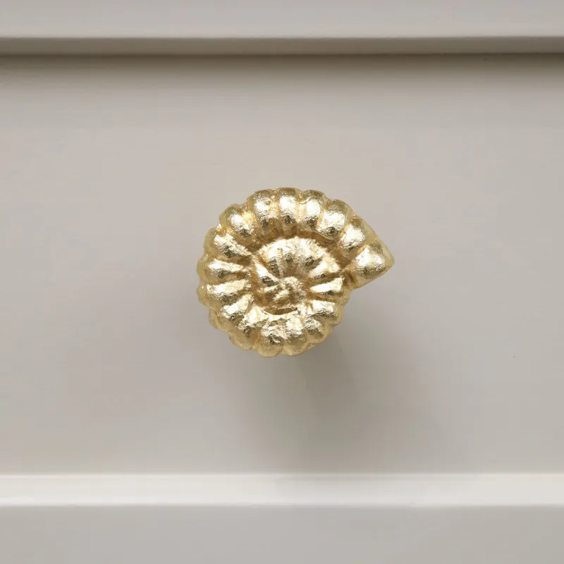 Gold Fossil Drawer Knob - Melody Maison