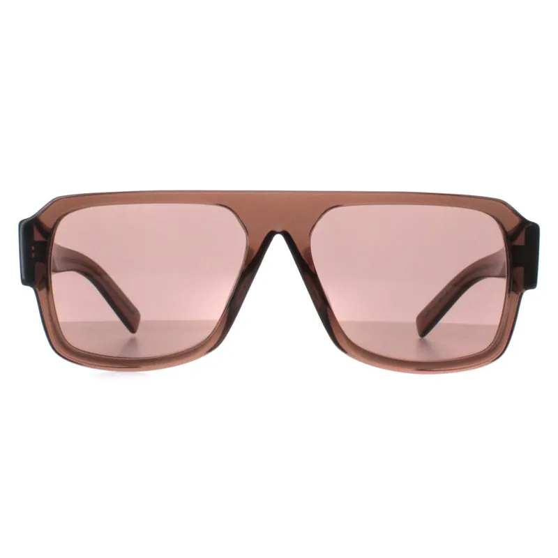 Aviator Transparent Brown Light Brown PR22YS - Prada