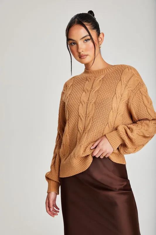 Aran Cable Jumper - Urban Bliss