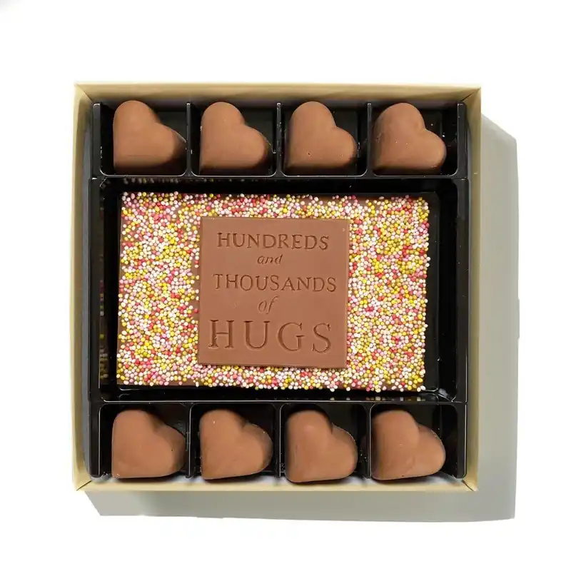 Chocolate Hundreds And Thousands Of Hugs - CHOC ON CHOC