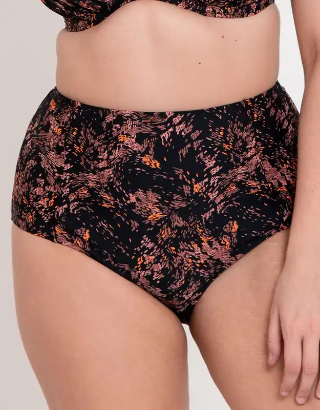 Maya Bay High Waist Bikini Brief Bottoms - Flirtelle