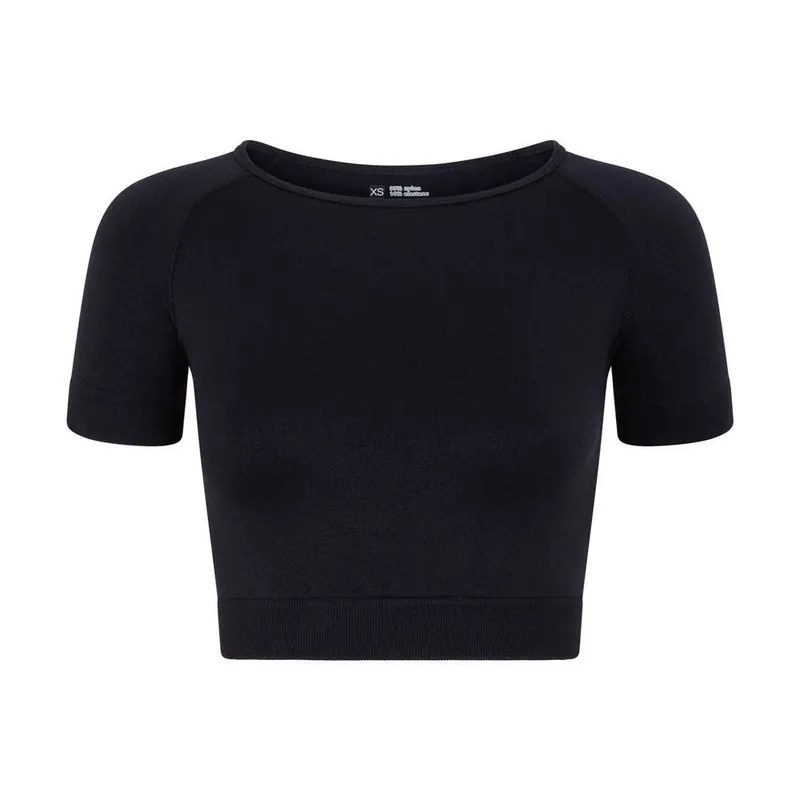 Plain Active Crop Top - Silky