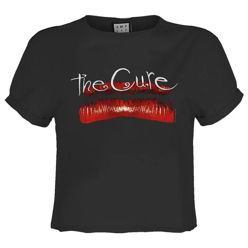 Lips The Cure Crop T-Shirt