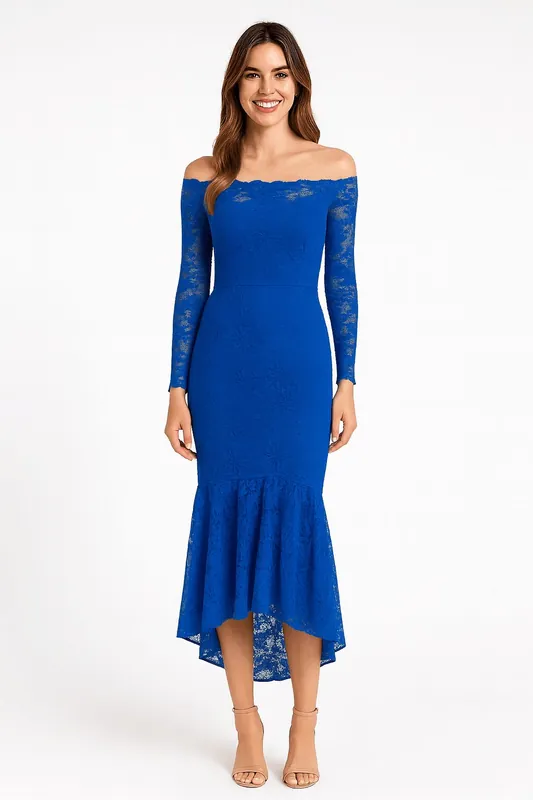 Stylish Circle Buckle Waist Belt Collared A-Line Dress