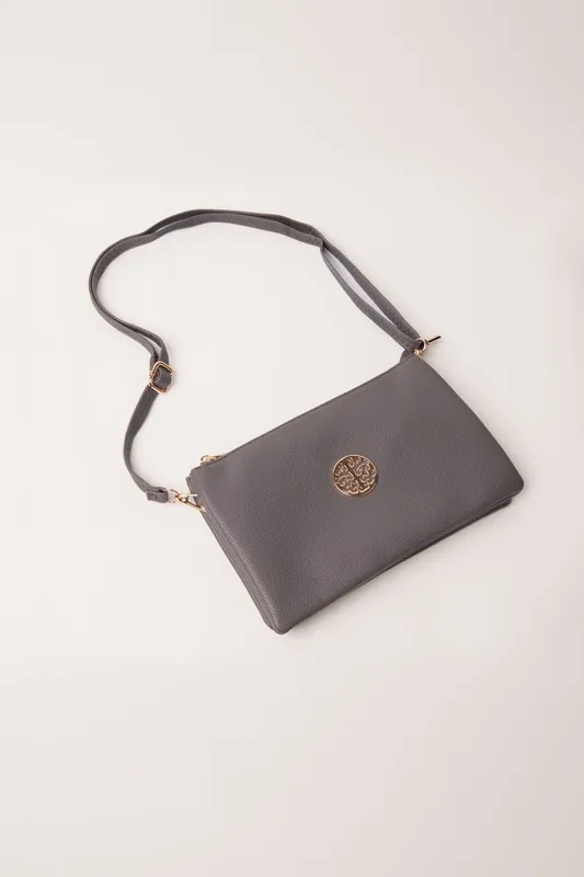 Clutch Pouch With Strap - Blue Vanilla