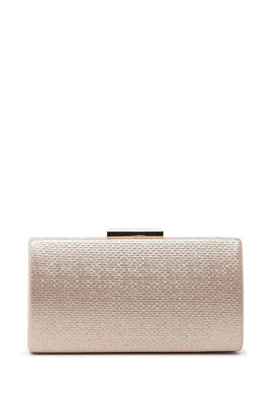 Dahliana Shimmer Box Clutch Bag - Paradox London