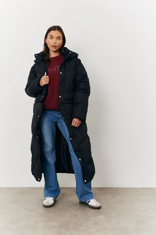 Black Multiway Puffer - In The Style