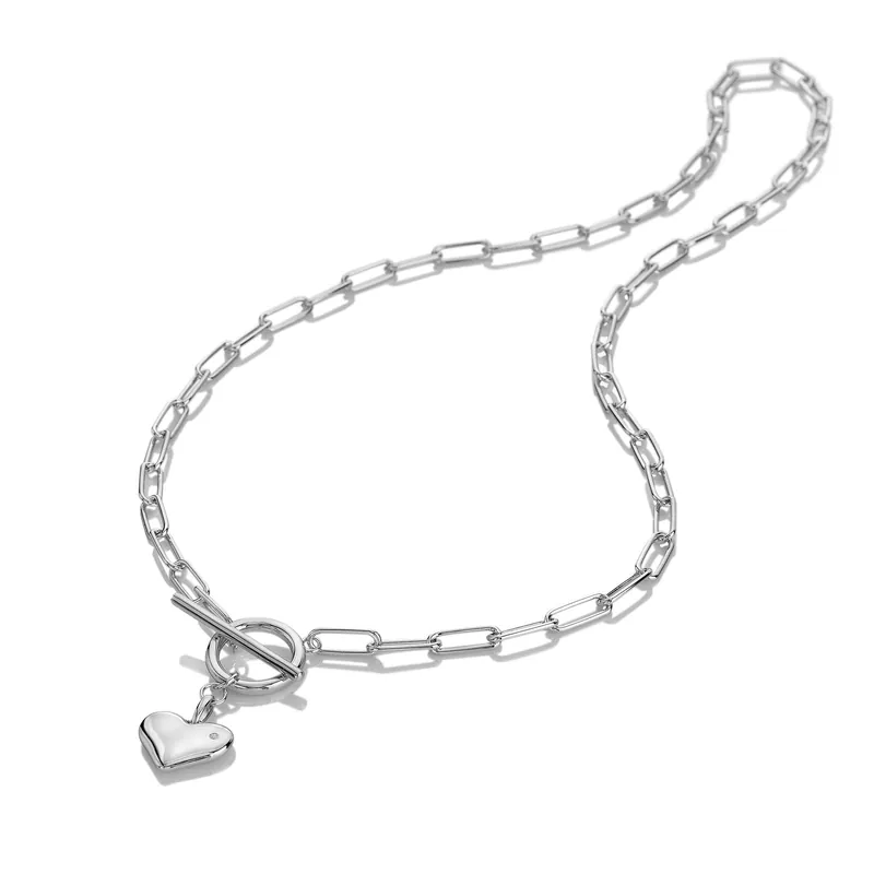 Linked Heart Necklace - Hot Diamonds