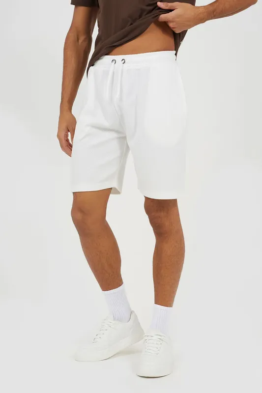 Textured Longline Shorts - Brave Soul
