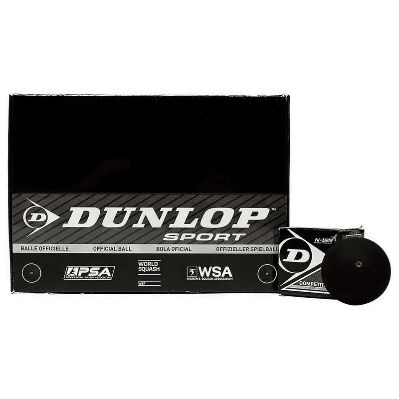 Competition Squash Balls (Pack of 12) - Dunlop