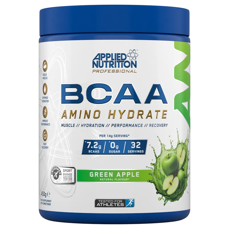 BCAA Amino Hydrate Powder - Green Apple - 32 Servings